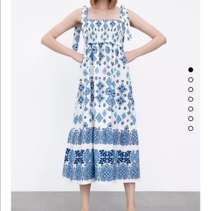 Zara print dress